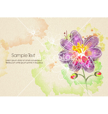 357x376 Free Watercolor Floral Background Vector Free Vector Download - Free Watercolor Floral Background