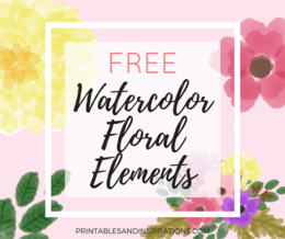 260x218 Download Free Watercolor Flowers Clipart Floral Design Flower - Free Watercolor Flower Clipart