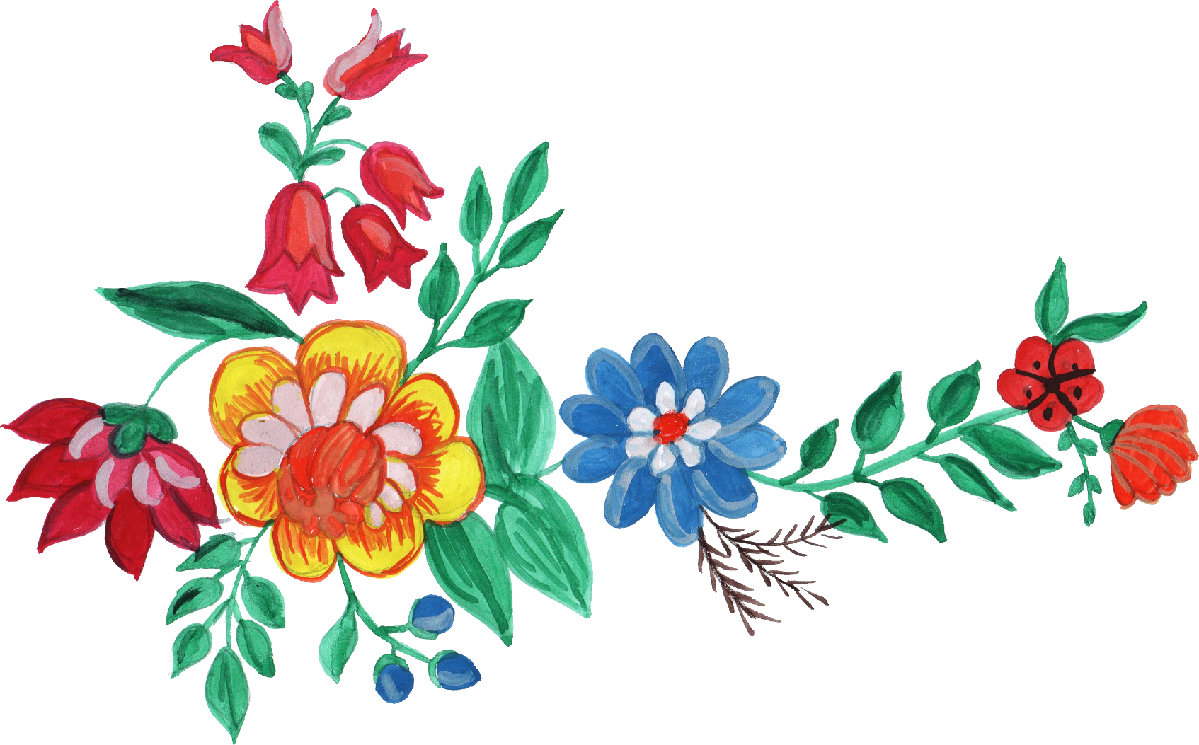 1694x1053 15 Free Watercolor Flowers Png For Free Download On Mbtskoudsalg - Free Watercolor Flower Images