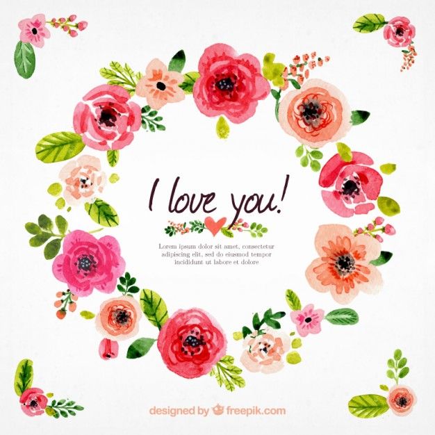 626x626 Free Watercolor Flower Vector - Free Watercolor Flower Vector
