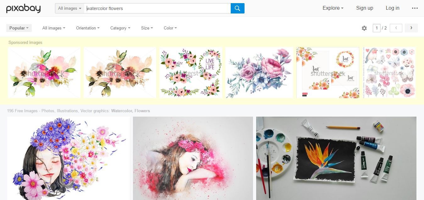 1349x638 Top Places To Find Free Watercolor Flower Designs Online - Free Watercolor Flowers Png