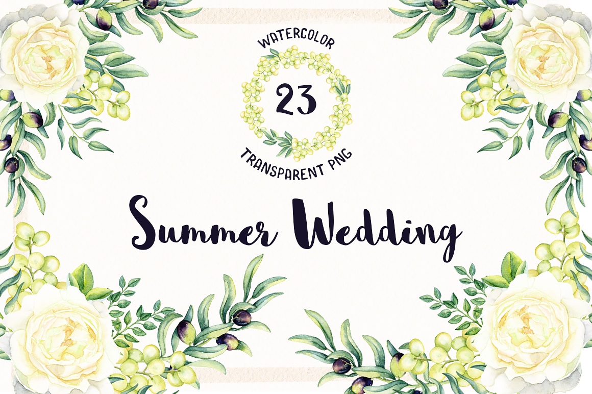 1160x772 Watercolor Summer Wedding ( Free Flowers Png ) On Behance - Free Watercolor Flowers Png