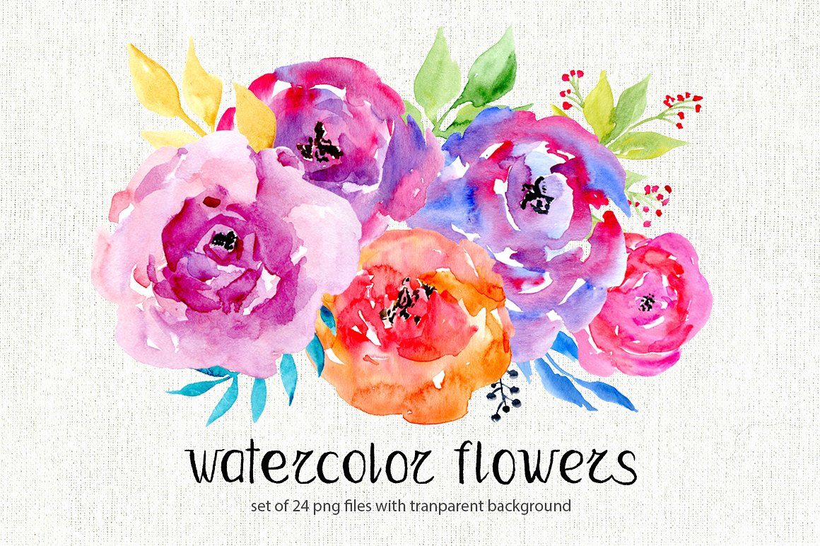 1160x772 Clipart Png Watercolor - Free Watercolor Flowers Png