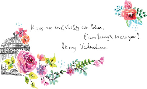 483x292 Watercolor Flower Wedding Invitation Vector Graphics Free Vector - Free Watercolor Graphics