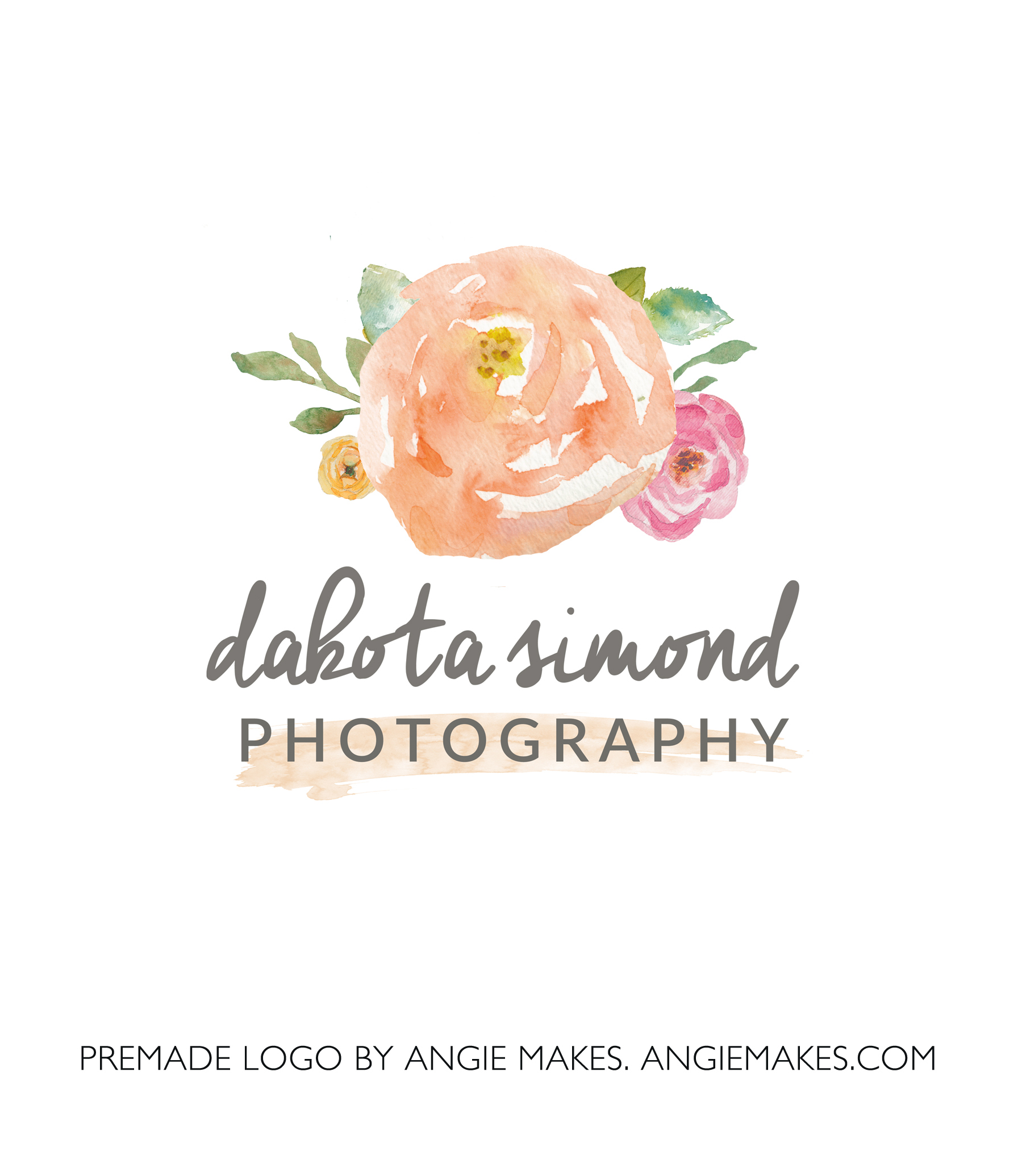 1806x2070 Watercolor Floral Logo - Free Watercolor Logo