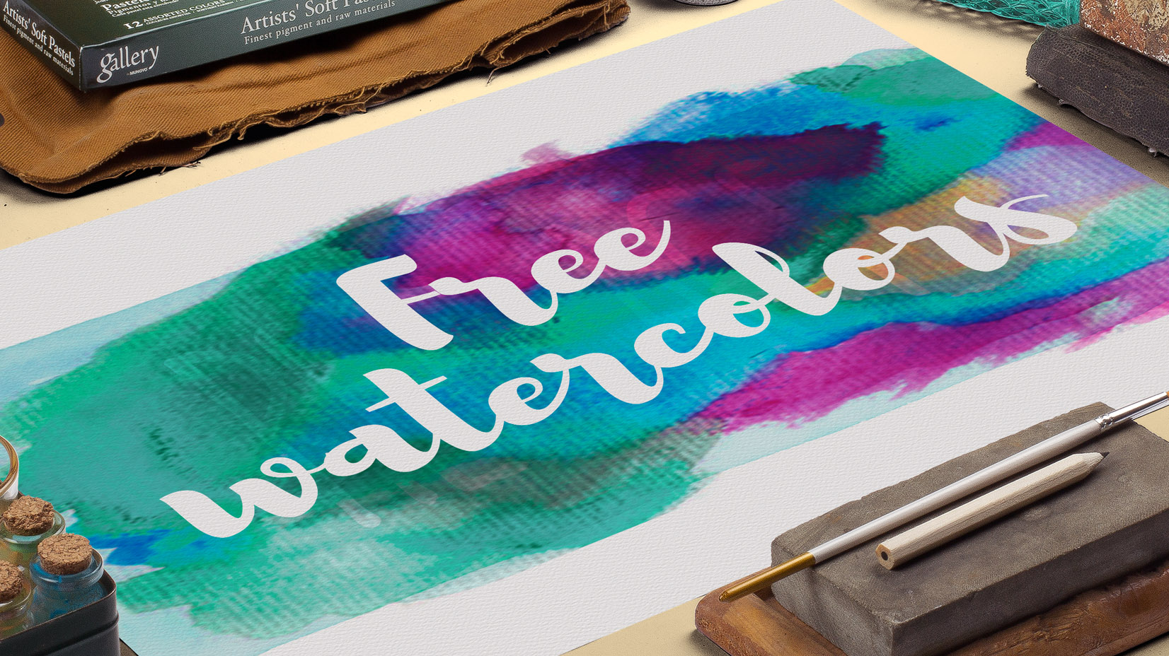1652x928 Free Watercolors Backgrounds, Patterns, Objects, Logos Graphicmama - Free Watercolor Logo Maker