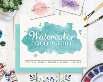 340x270 Watercolor Logo Etsy - Free Watercolor Logo Maker