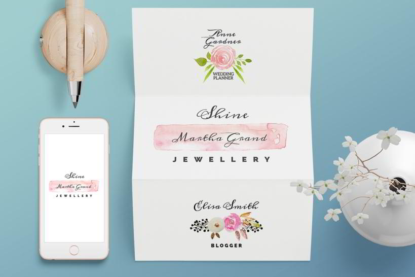 819x546 Watercolor Freebies For Graphic Designers Ai, Jpg, Png - Free Watercolor Logo Maker