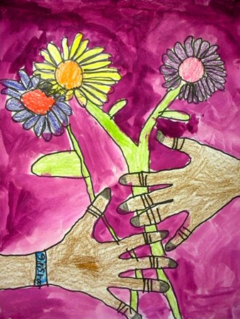 338x450 Watercolor Flower Bouquets Free Lesson Plan Download - Free Watercolor Paint Samples