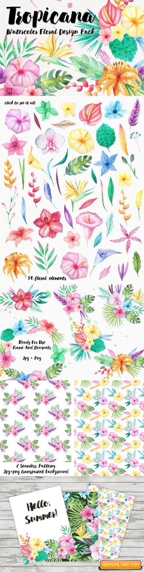 500x1987 Watercolor Logo Bundle. Diy Free Download Free Graphic Templates - Free Watercolor Png