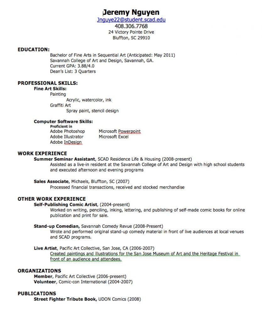 835x1055 Free Resume Templates Line Examples Best Sample For 81 Resume - Free Watercolor Samples