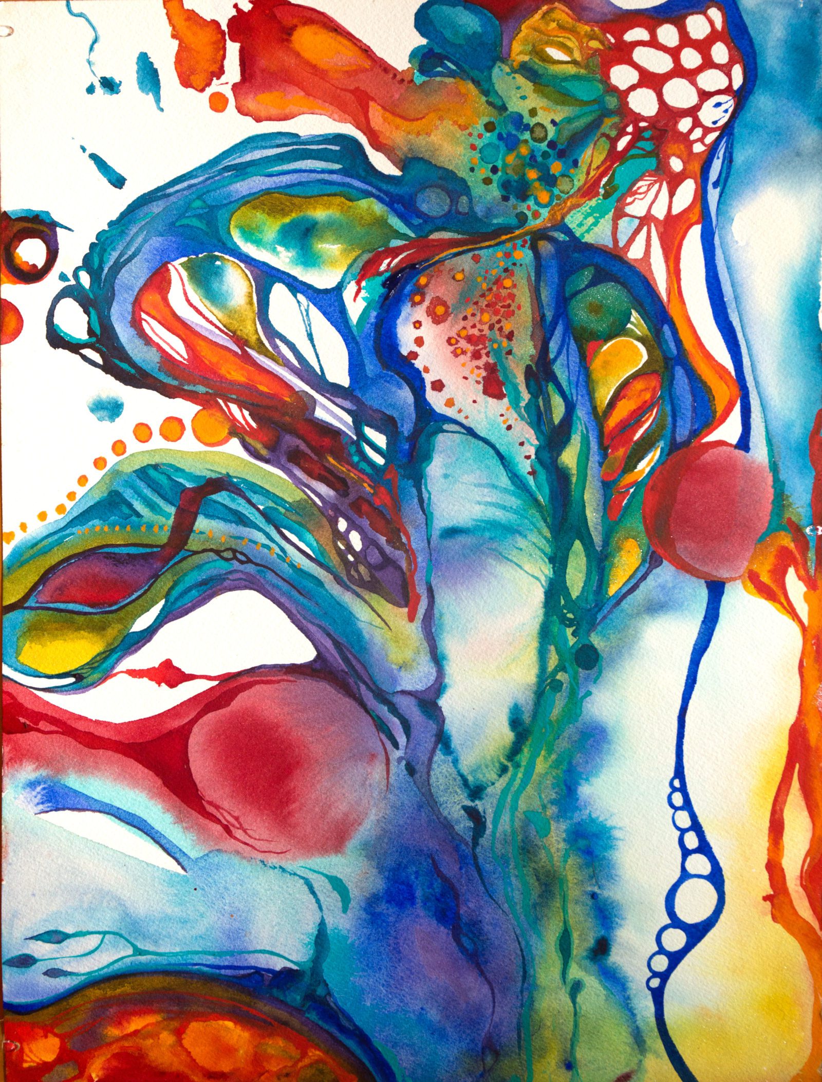 1600x2105 Freedom Original Watercolor Marika Reinke - Freedom Watercolor