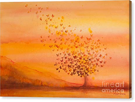 463x349 Soul Freedom Watercolor Painting By Michelle Wiarda - Freedom Watercolor