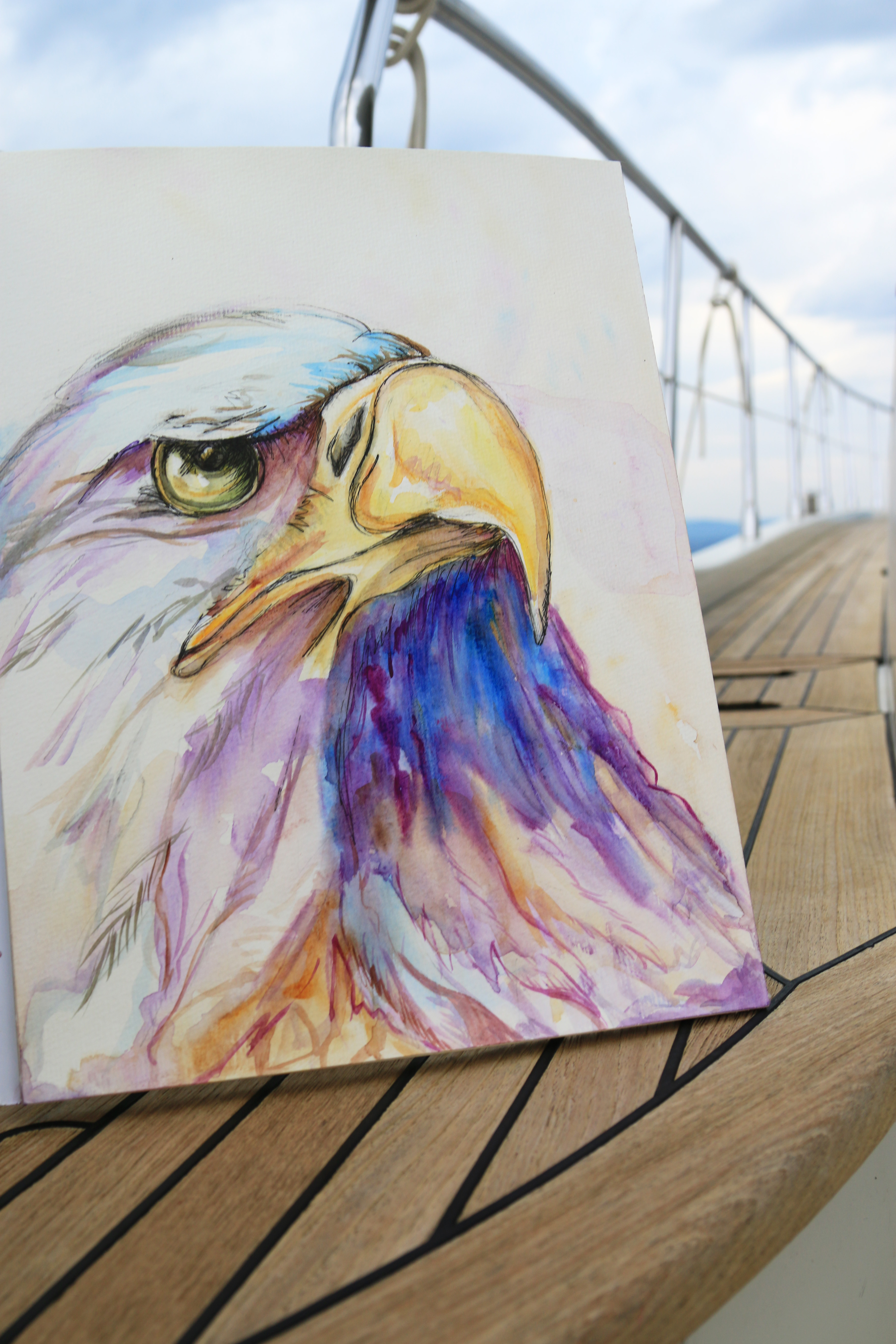 3648x5472 Freedom Watercolor Art - Freedom Watercolor