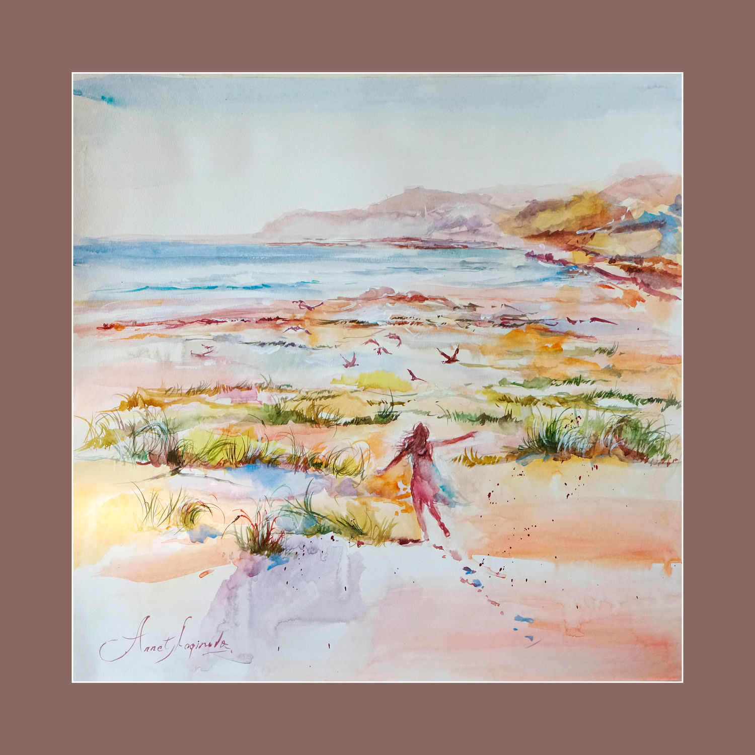 1500x1500 Happiness Is Inside - Freedom Watercolor