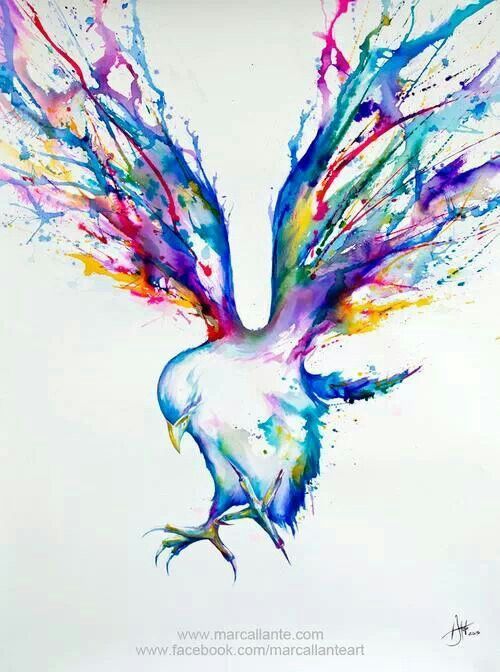 500x672 Colorful Freedom - Freedom Watercolor