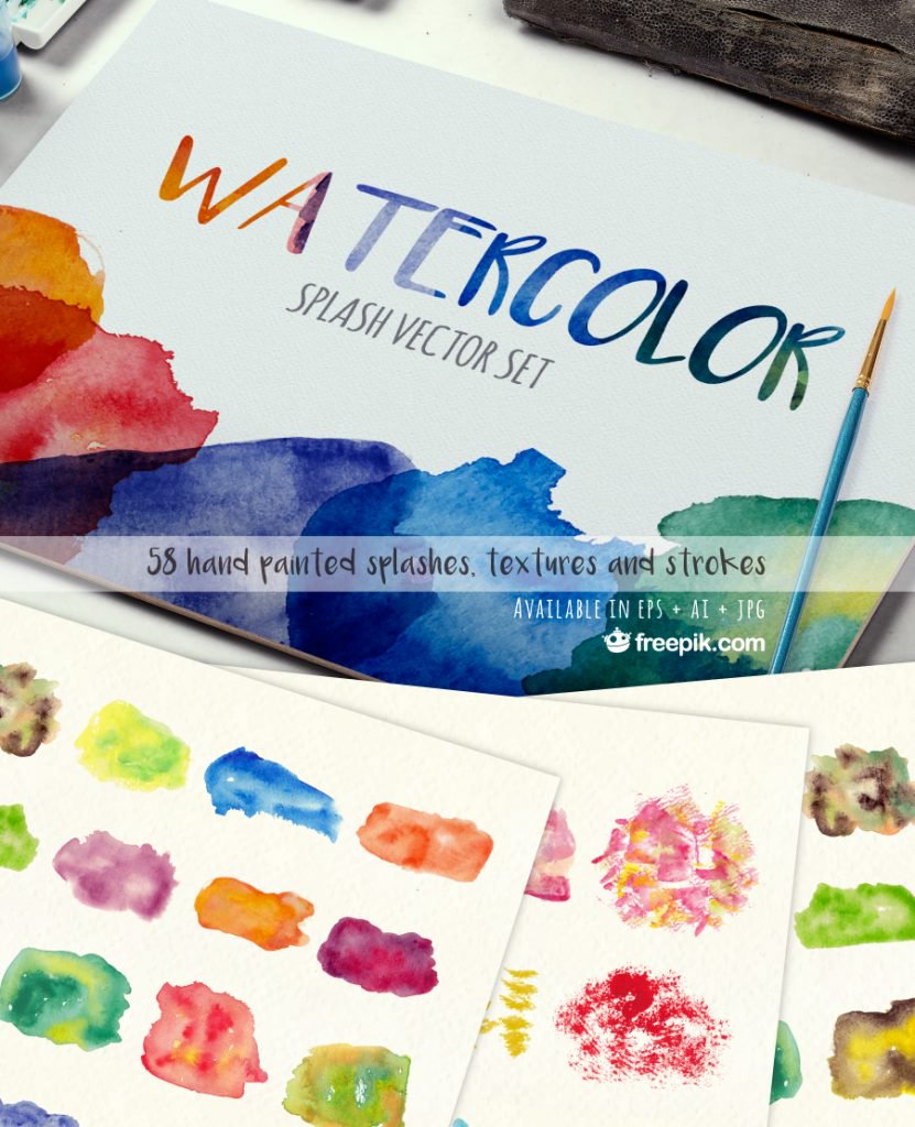831x1024 Freepik On Twitter Free Download - Freepik Watercolor