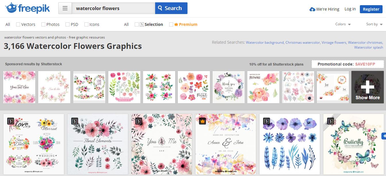 1344x612 Top Places To Find Free Watercolor Flower Designs Online - Freepik Watercolor