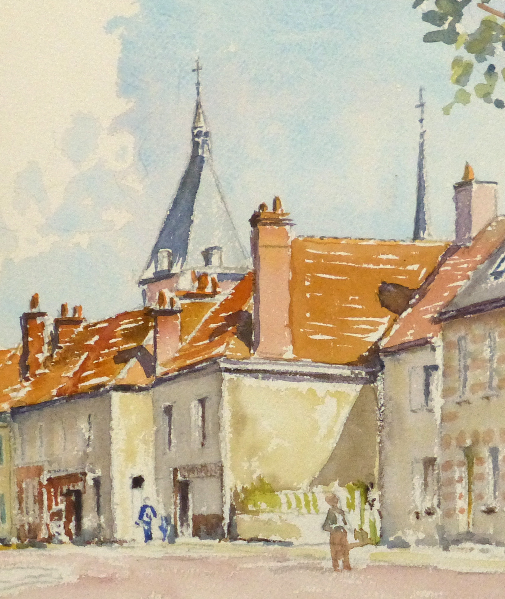 1642x1949 Watercolor Landscape - French Watercolor