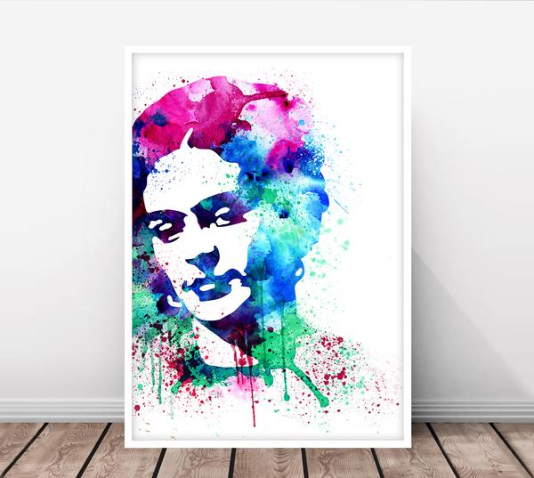 600x537 Frida Kahlo Wall Art - Frida Kahlo Watercolor