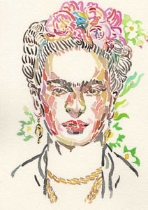 212x300 Frida Kahlo - Frida Kahlo Watercolor