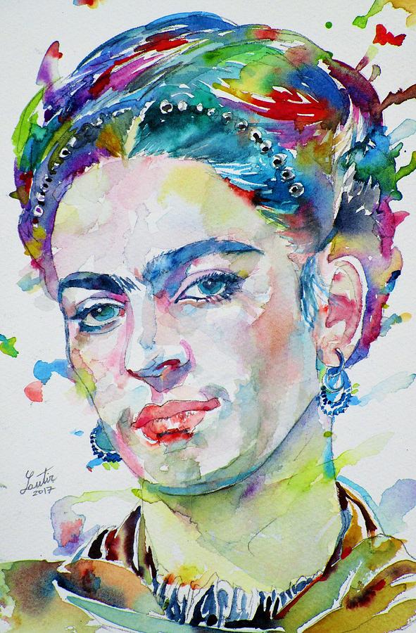 591x900 Frida Kahlo - Frida Watercolor