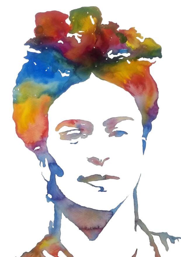 620x880 Frida, Watercolour - Frida Watercolor