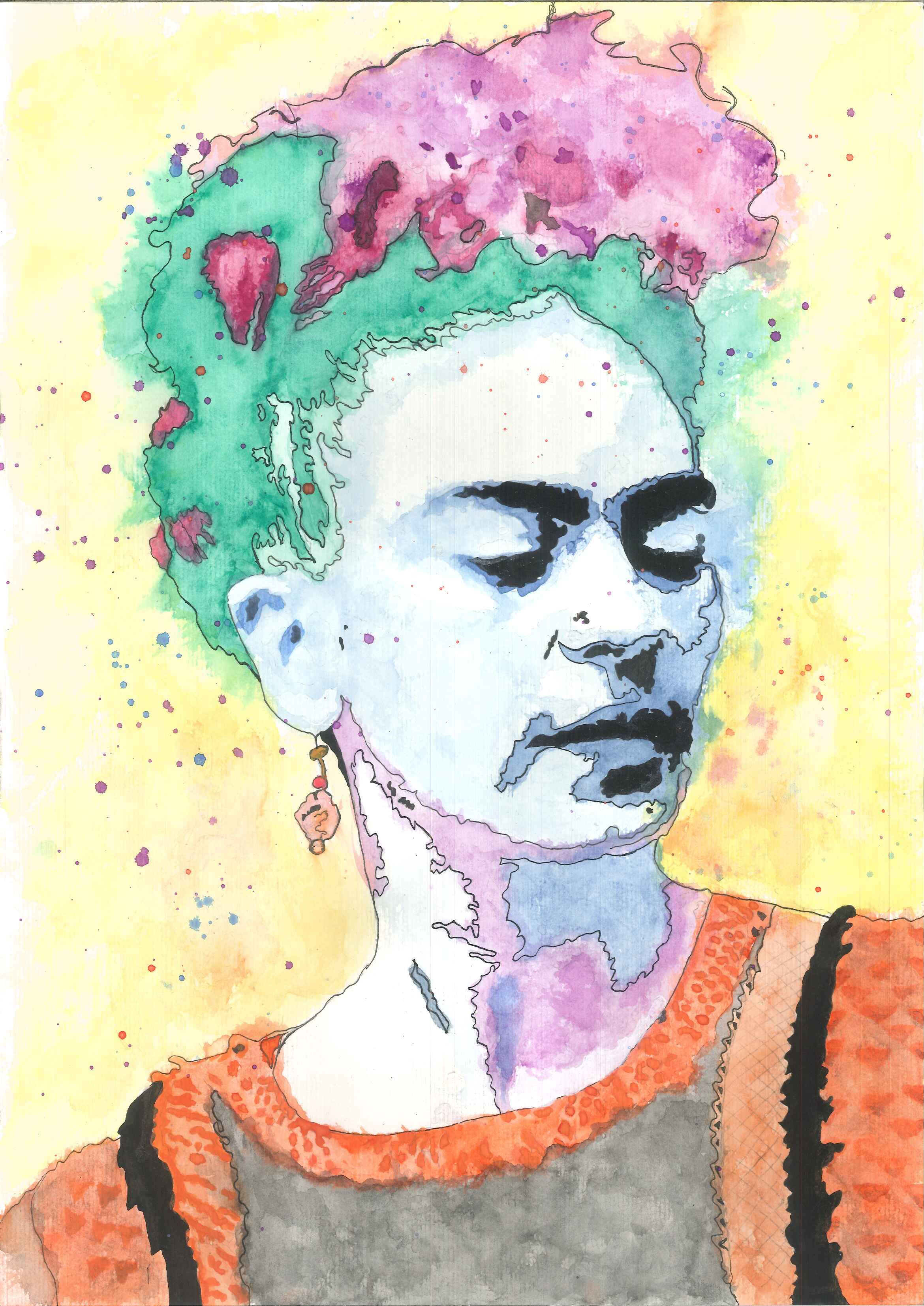 2340x3307 Frida - Frida Watercolor