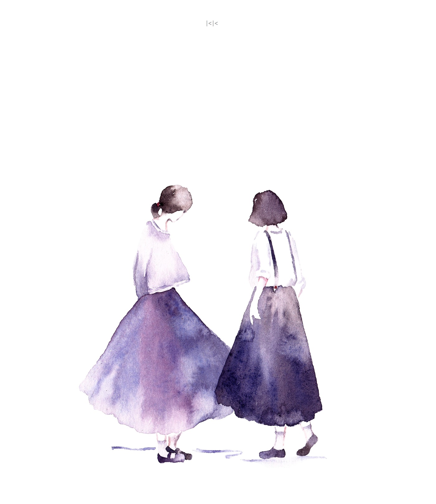 1400x1618 Watercolor Friends On Behance - Friends Watercolor