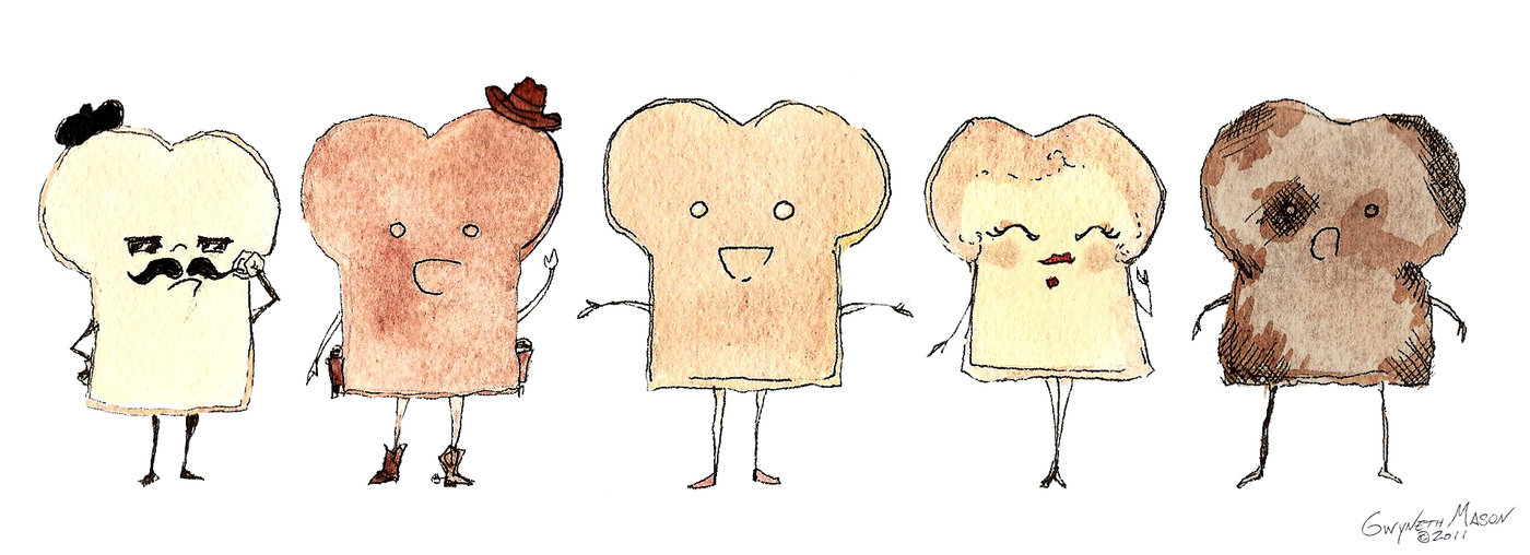 1400x508 Watercolor Painting By Gwyneth Wilson - Friends Watercolor