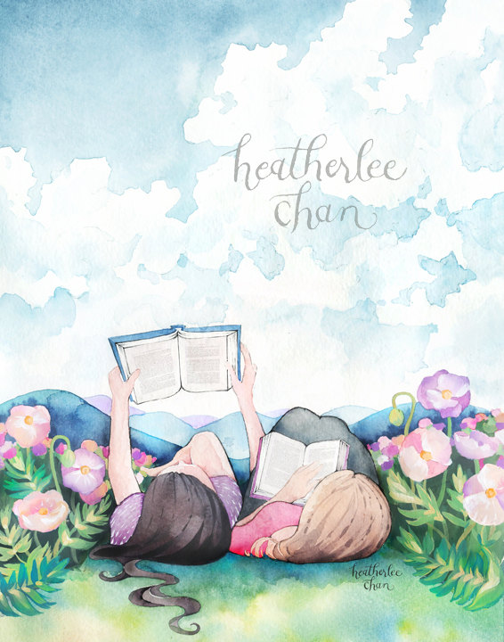 566x720 Best Friend Art - Friends Watercolor