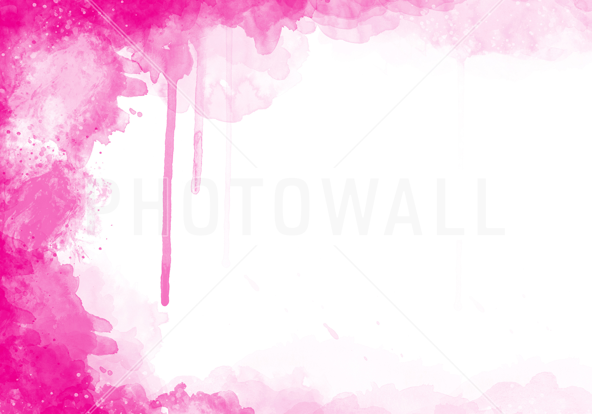 2000x1400 Fuchsia Watercolor Made To Measure Canvas Print Photowall - Fuchsia Watercolor