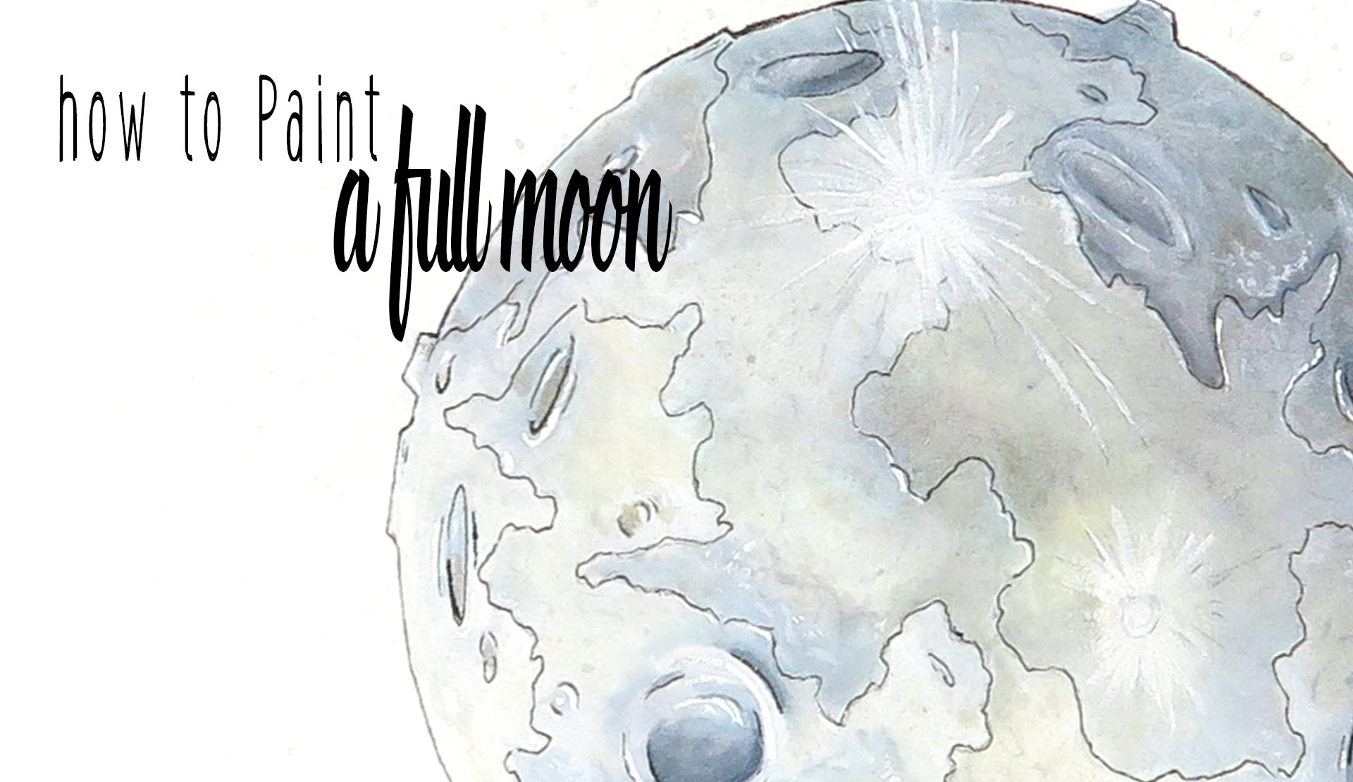 1920x1110 How To Paint A Full Moon With Watercolors - Full Moon Watercolor