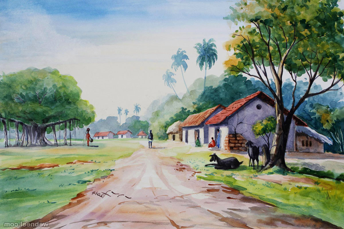 1200x799 Watercolor Painting Hd Watercolor Paintingsbalakrishnan 1 - Full Watercolor