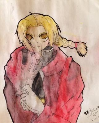 320x395 First Attempt On Watercolors Gtwlt What Do You Think Should I Make - Fullmetal Alchemist Watercolor