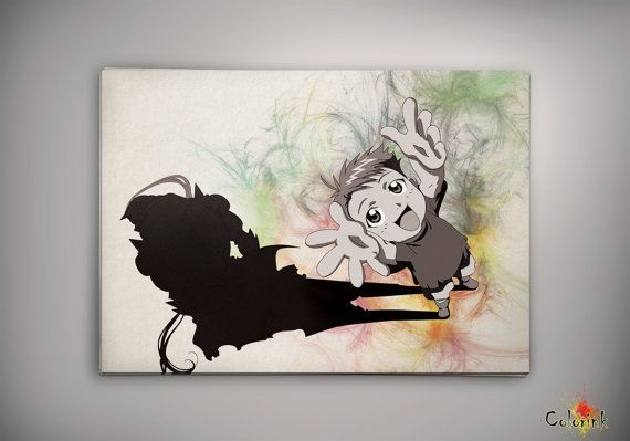 570x399 Fullmetal Alchemist Watercolor Illustrations Art Print 8x10 11x16 - Fullmetal Alchemist Watercolor