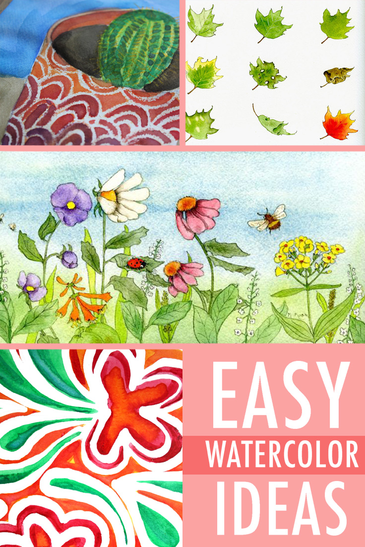 736x1102 Easy Watercolor Ideas For Any Skill Level - Fun Watercolor
