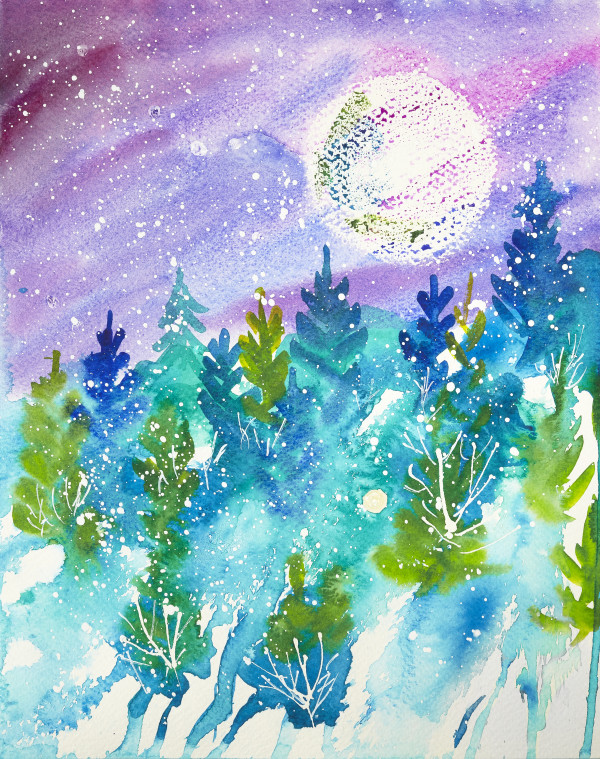 600x759 Fun Resist Effects With Watercolor Painting - Fun Watercolor