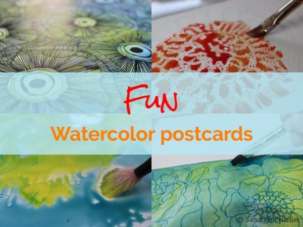 600x450 Fun Painting Activity Make Your Own Watercolor Postcards - Fun Watercolor
