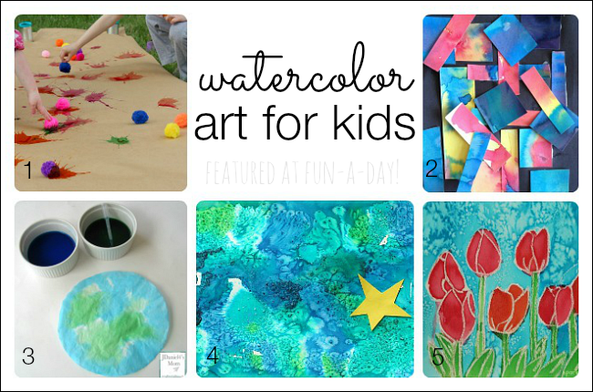 650x430 Watercolor Art For Kids - Fun Watercolor