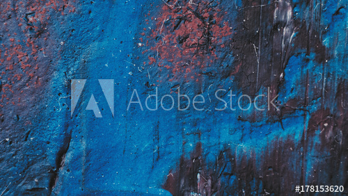 500x282 Real Abstract Art Painting. Colorful Funky Design - Funky Watercolor