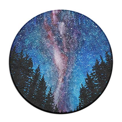 425x425 Yiot Galaxy Painting Watercolor Design Rug Non Skid - Galaxy Painting Watercolor