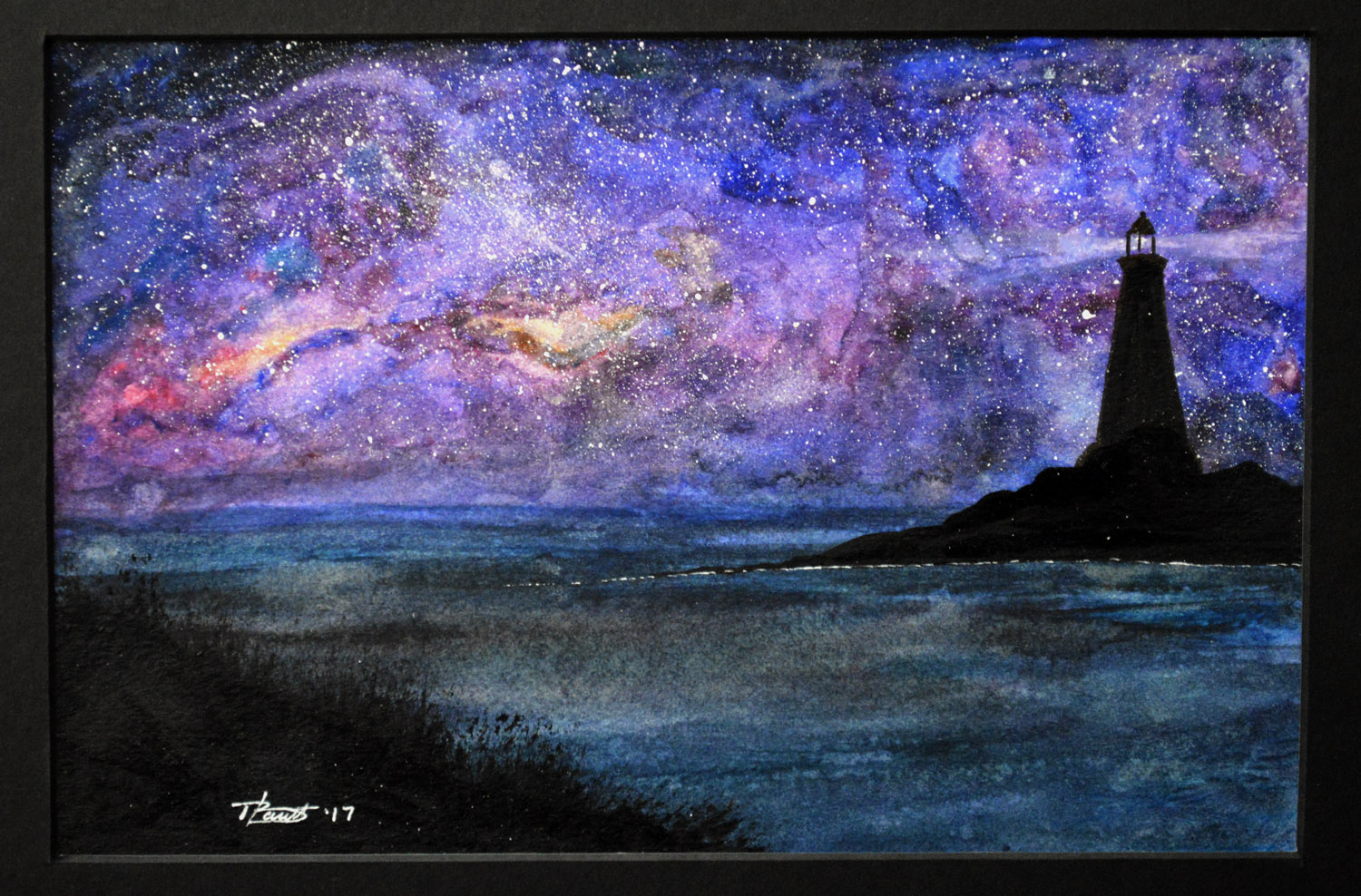1500x988 Fine Art Watercolor Painting - Galaxy Painting Watercolor