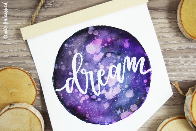 750x500 Galaxy Watercolor Tutorial With Brush Markers - Galaxy Watercolor