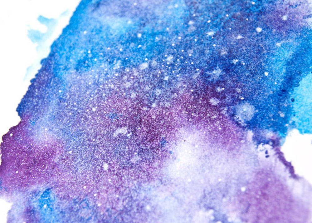 1000x714 How To Paint The Galaxy With Watercolors Blitsy - Galaxy Watercolor