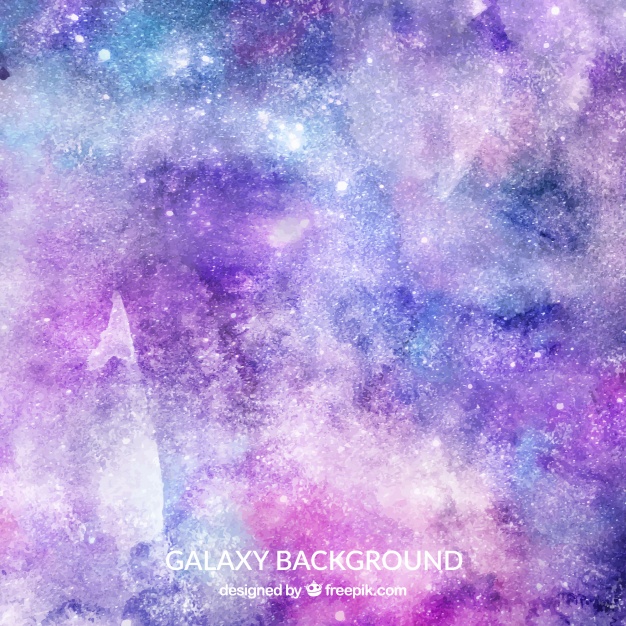 626x626 Watercolor Galaxy Background Vector Free Download - Galaxy Watercolor
