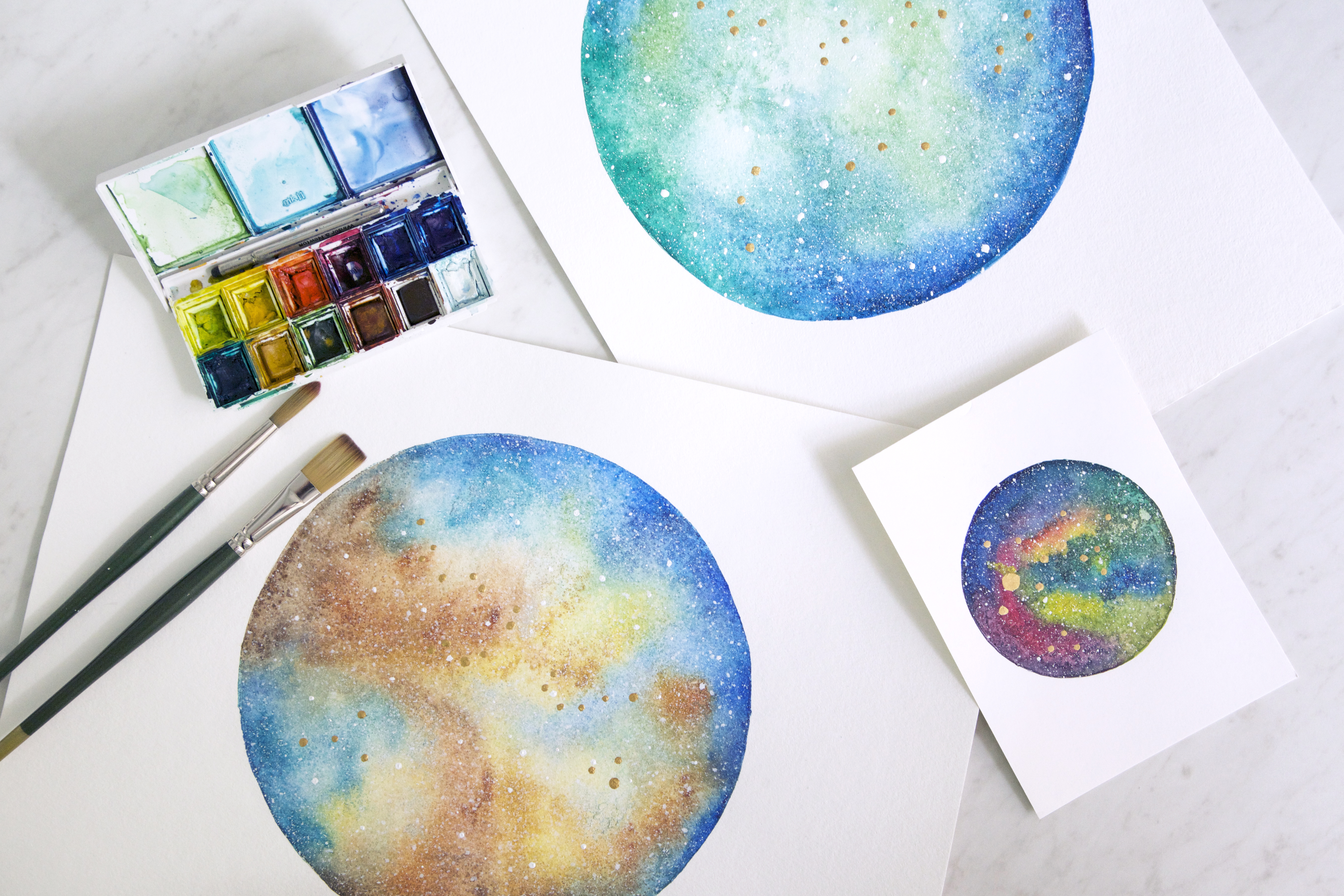 5412x3608 Create Your Own Watercolor Galaxy - Galaxy Watercolor