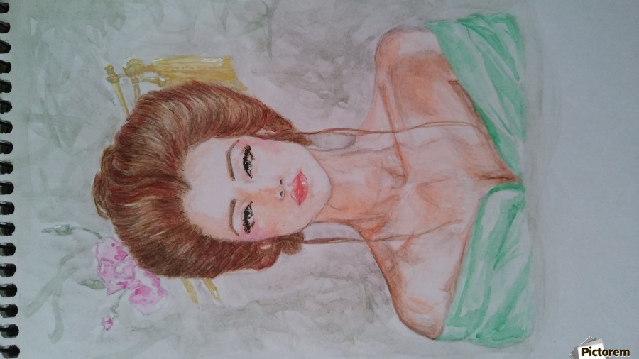 900x506 Moderna Geisha Watercolor 2 - Geisha Watercolor