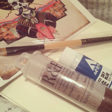 360x360 Strathmore 500 Series Gemini Watercolor Paper Vintage Grrl In A - Gemini Watercolor Paper