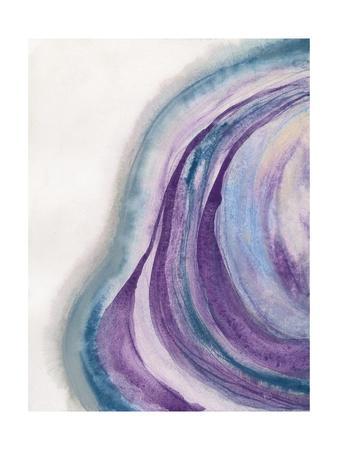 338x450 Watercolor Geode I Art Print By Chris Paschke - Geode Watercolor